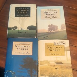 Nicholas Sparks Book Bundle -4 Hardback Books